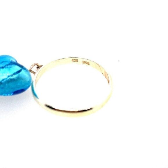 Silver Heart Dangle Ring - Picture 4 of 6